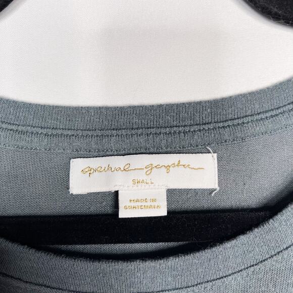 Spiritual Gangster Small S Gray Wander With Love Tank Top Chakra Tank Army Crew - Picture 7 of 10